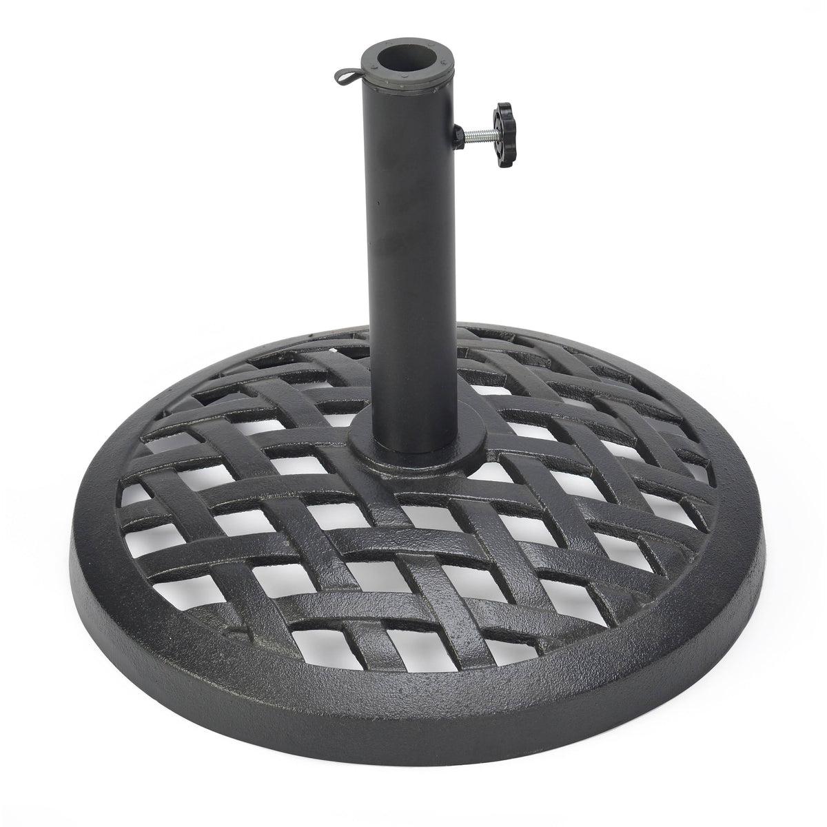 Black Cast Iron Umbrella Base X4696