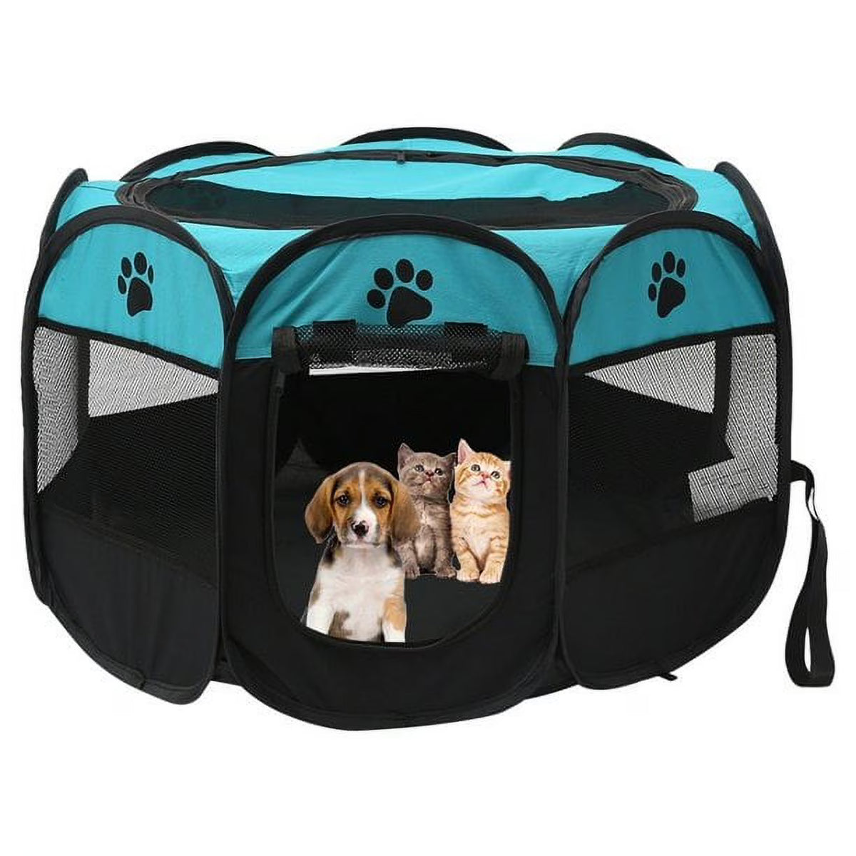 Portable Puppy Pet Tent Play Pen Folding Kennel W70841