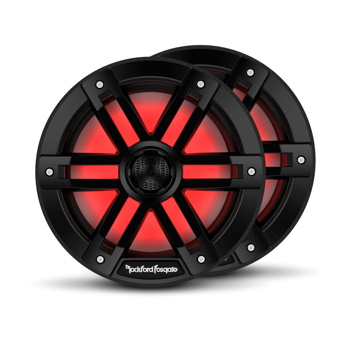 Black 8” 2-Way Marine Speakers (Pair) S382