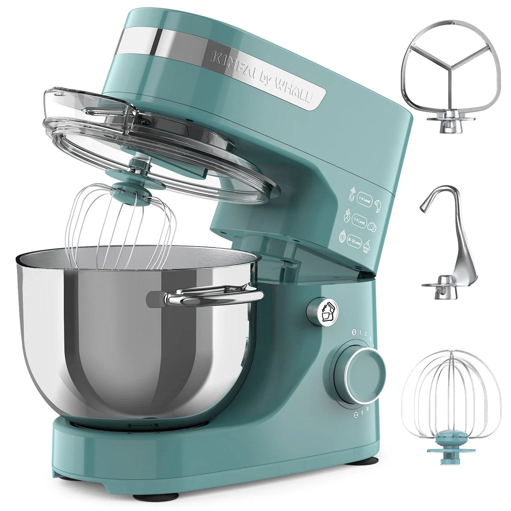 5.5Qt 12-Speed Tilt-Head Electric Kitchen Mixer with Stainless Steel Bowl H710827