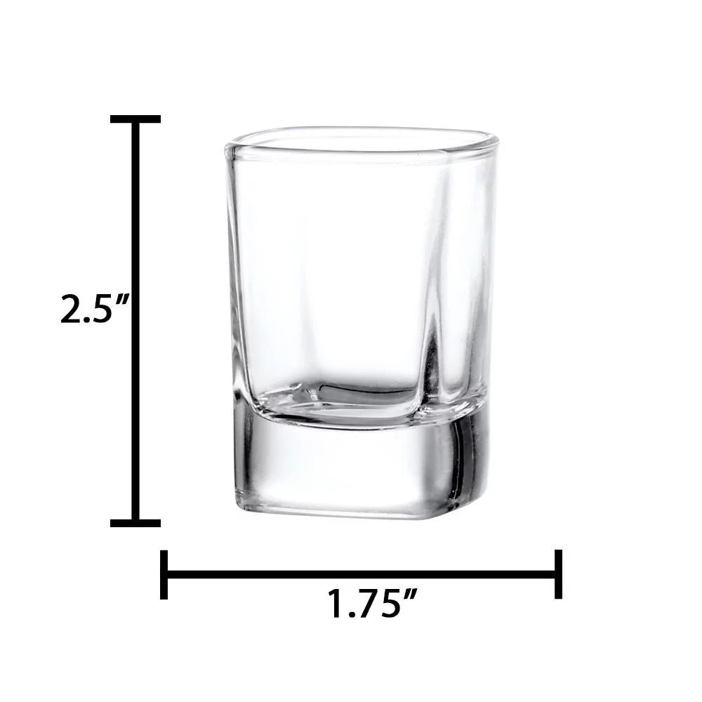 2 oz Glass Shot Glasses Set of 12 X67230