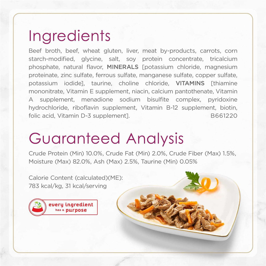 Wet Cat Food Tender Beef with Carrots J226235