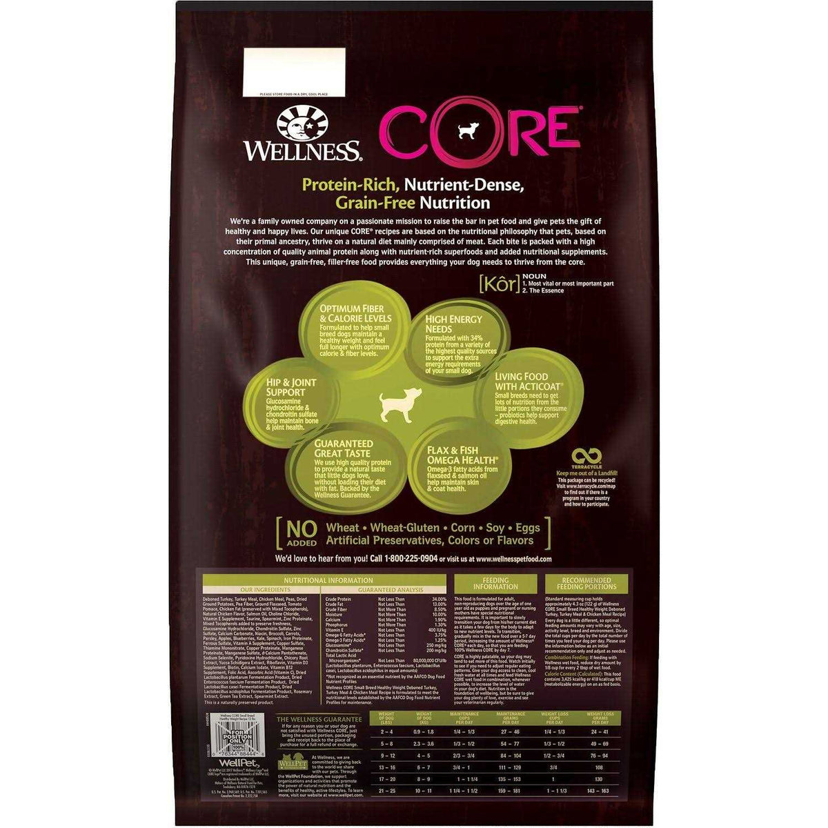 Grain Free Dry Dog Food Small Breed Healthy Weight Y918