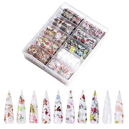 Christmas Nail Art Foil Transfer Stickers 30 Rolls C586621
