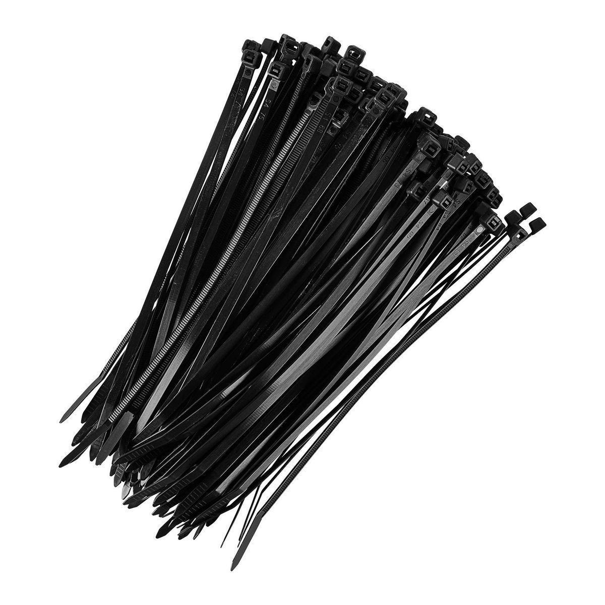 Black 8 in. UV-Resistant Cable Ties 100-Pack G820690