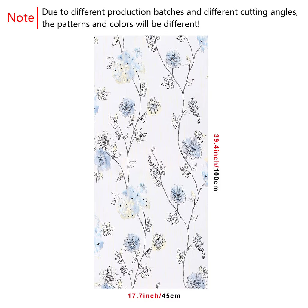 Green Plant Retro Leaf Flower Waterproof Peel And Stick Wallpaper T51776