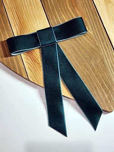 Large Velvet Hair Bow with Alligator Clip W558