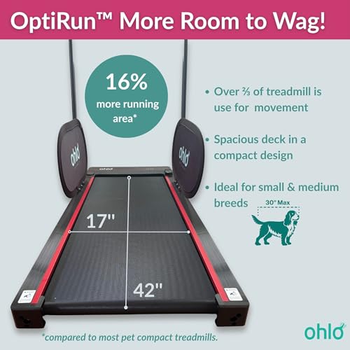 Portable Pet Treadmill with Wheels & Remote Control E221