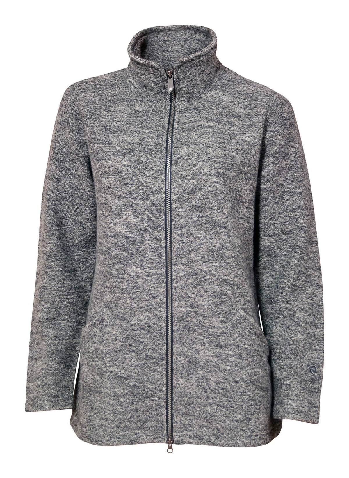 Long Grey Casual Jacket F295551