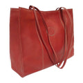 Red Leather Market Bag F3232